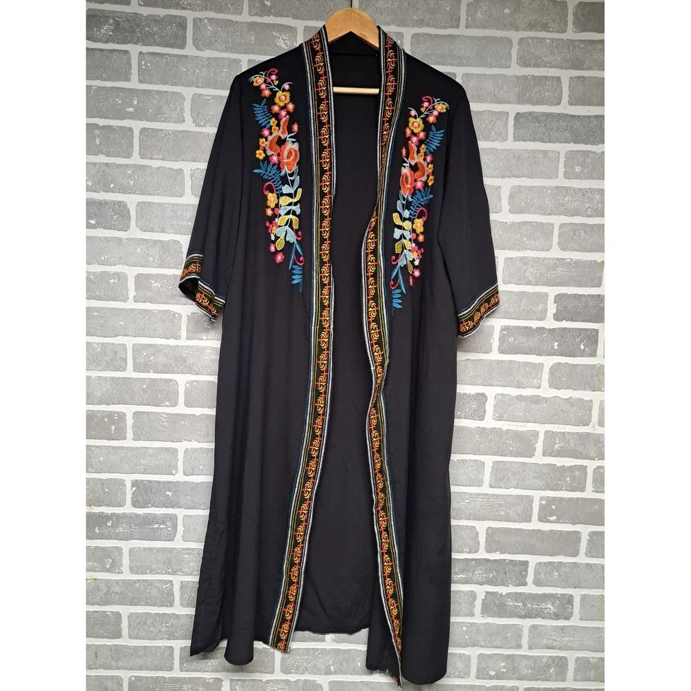 Womens Loose Kimono Cardigan‎ One Size Beach Kaftan Dress Long Bikini Swimsuit